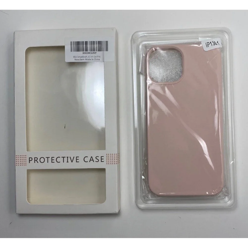 Iphone 13 pink case and screen protector